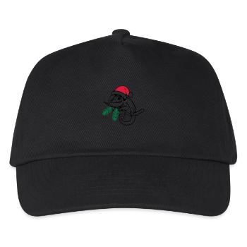 Lui Weihnachten dreifarbig - Kinder Basecap - Schwarz - Vorne