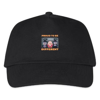 Fier d’être différent - Casquette de baseball Enfant - noir - Devant