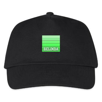 Tochter Belinda - Kinder Basecap - Schwarz - Vorne