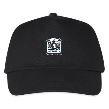 It's Doctor Actually 15 - Kinder Basecap - Schwarz - Vorne