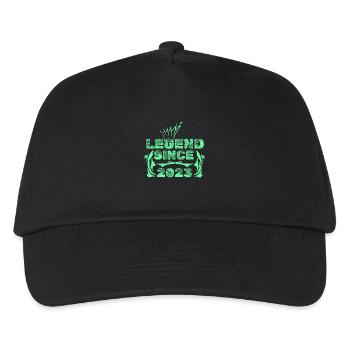 Geschenkidee 2023 - Kinder Basecap - Schwarz - Vorne