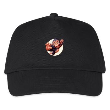 Cimpansee jumps - Kids’ Baseball Cap - black - Front