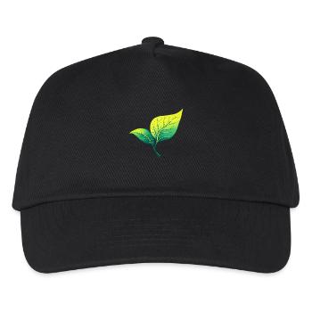 Natur - Kinder Basecap - Schwarz - Vorne