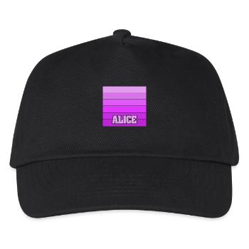 Gift for Alice - Kids’ Baseball Cap - black - Front
