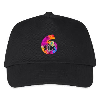 SIX 6 YEAR BOY 6TH BIRTHDAY - Kids’ Baseball Cap - black - Front