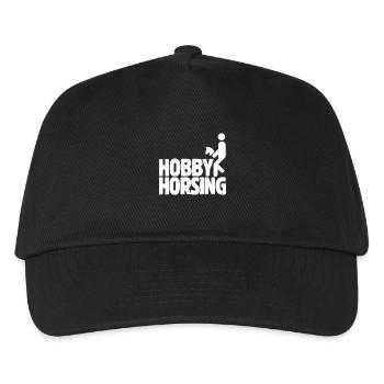 Hobby Horsing - Hobby Horse - Riding - Gift - Kids’ Baseball Cap - black - Front