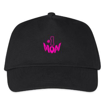 #1 Mom – The Best of the Best - Kids’ Baseball Cap - black - Front