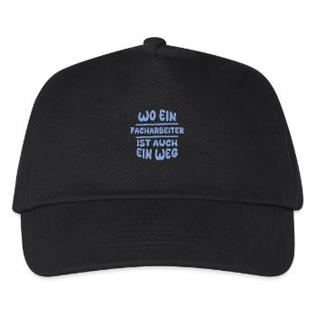 Skilled workers as skilled workers - Kids’ Baseball Cap - black - Front