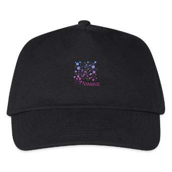Namaste - Kinder Basecap - Schwarz - Vorne