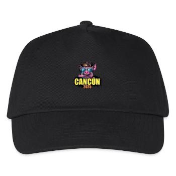 Cancun 2025 Pig - Kids’ Baseball Cap - black - Front