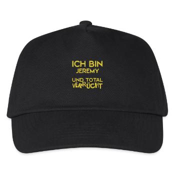 Jeremy - Kinder Basecap - Schwarz - Vorne