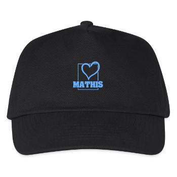 Bachelor Mathis - Kinder Basecap - Schwarz - Vorne