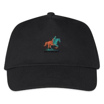 Équitation – Passion, élégance et performance - Casquette de baseball Enfant - noir - Devant