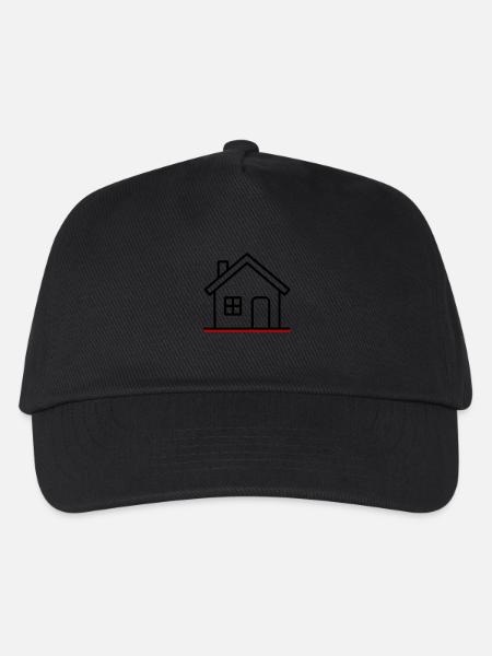 House icon - Kids’ Baseball Cap - black