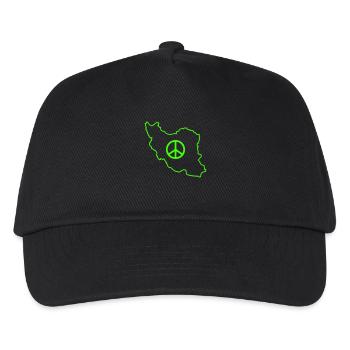 Paix en Iran - Casquette de baseball Enfant - noir - Devant