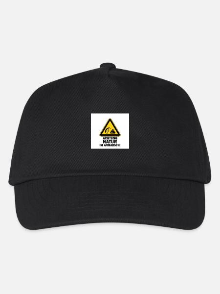 Natur Anmarsch - Kinder Basecap - Schwarz