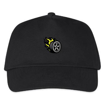 Flamme de pneu - Casquette de baseball Enfant - noir - Devant