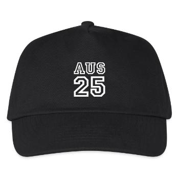 AUSTRALIA 2025 - Kinder Basecap - Schwarz - Vorne