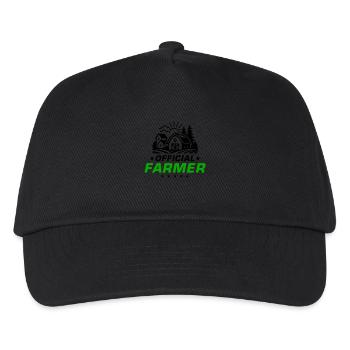 Farmer Landwirt Bauernhof - Kinder Basecap - Schwarz - Vorne