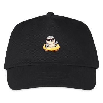 Robbe Bande dessinée Cool - Casquette de baseball Enfant - noir - Devant