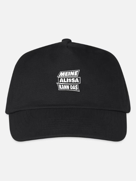 Geschenk für Alissa - Kinder Basecap - Schwarz
