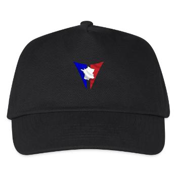 France - Kids’ Baseball Cap - black - Front