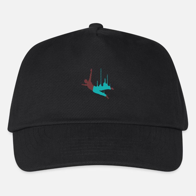 basejumper_2f - Casquette de baseball Enfant - noir
