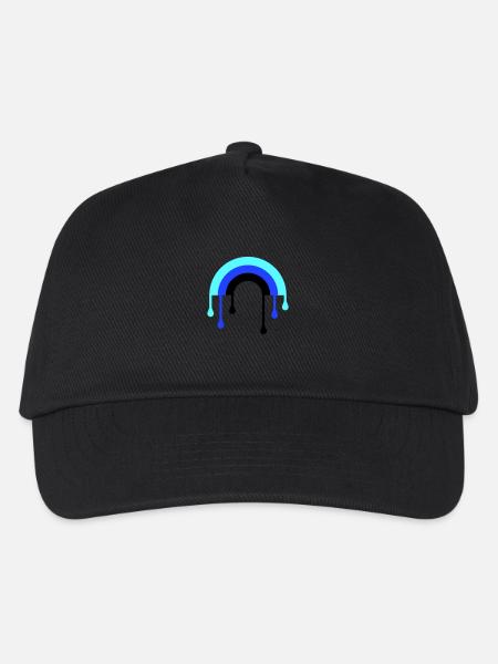 regenbogen_3f - Kids’ Baseball Cap - black