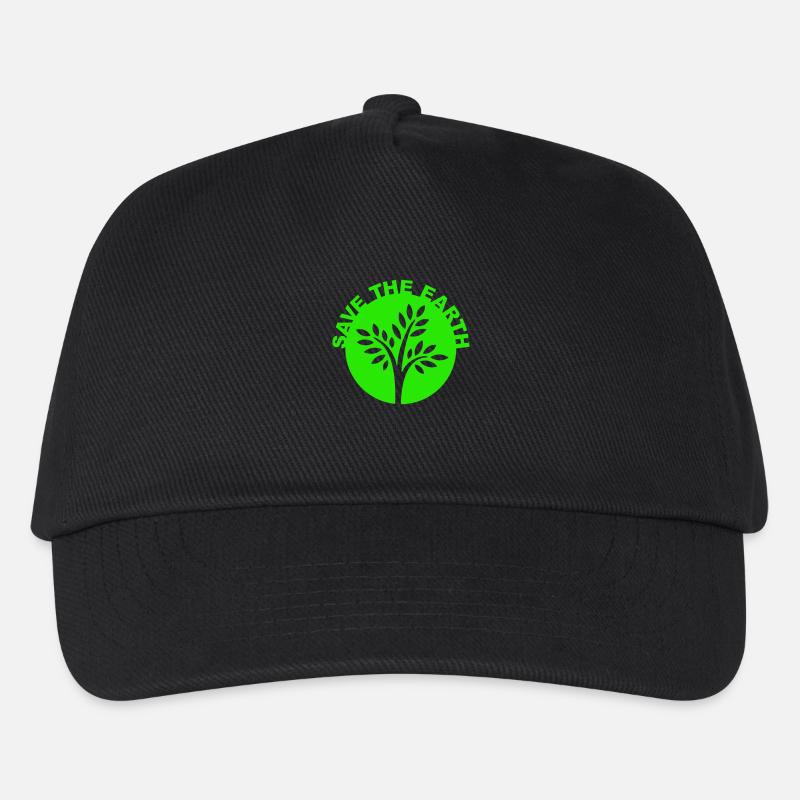 savetheearth03 - Casquette de baseball Enfant - noir