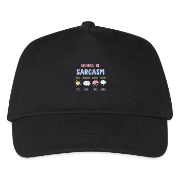 Drôle De Chance De Sarcasme Prévisions Météo Sarcastique - Casquette de baseball Enfant - noir - Devant