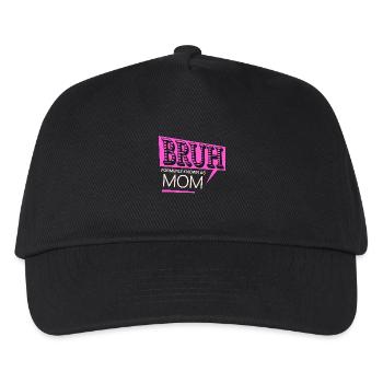 Bruh Früher bekannt als Mama Cool Mommy Life Spruch - Kinder Basecap - Schwarz - Vorne
