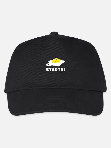Stadtei Stadt Eier - Kinder Basecap - Schwarz