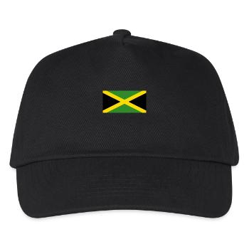 National Flag Of Jamaica - Kids’ Baseball Cap - black - Front
