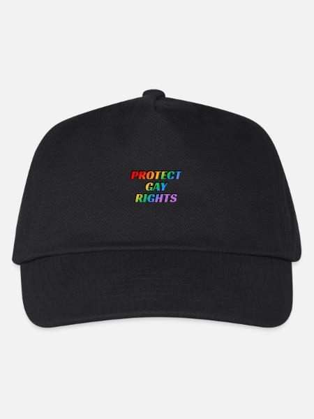 Protect gay rights LGBTQ Pride Month - Kids’ Baseball Cap - black