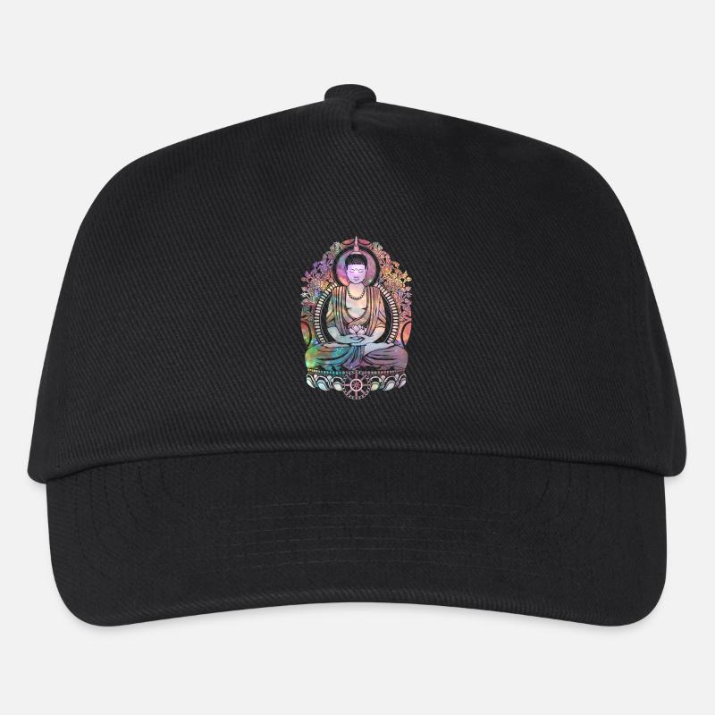 Cosmic Buddha - Kinder Basecap - Schwarz
