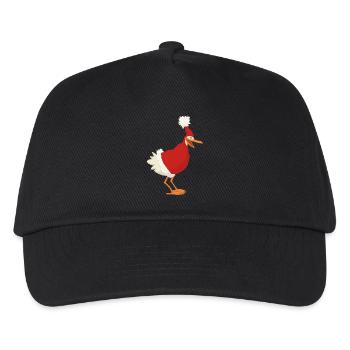 christmas chicken - Casquette de baseball Enfant - noir - Devant