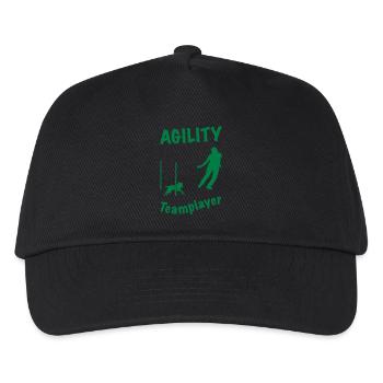 Agility Slalom Terrier - Kinder Basecap - Schwarz - Vorne