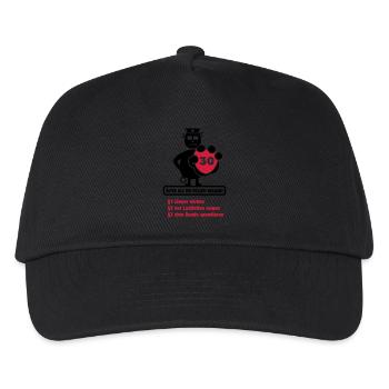30. Geburtstag Shirt "Älter als die ... erlaubt" - Kinder Basecap - Schwarz - Vorne