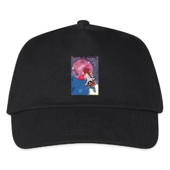 migrant_digi - Kids’ Baseball Cap - black - Front