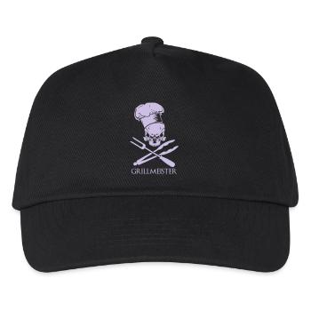 Grillmeister - Kinder Basecap - Schwarz - Vorne
