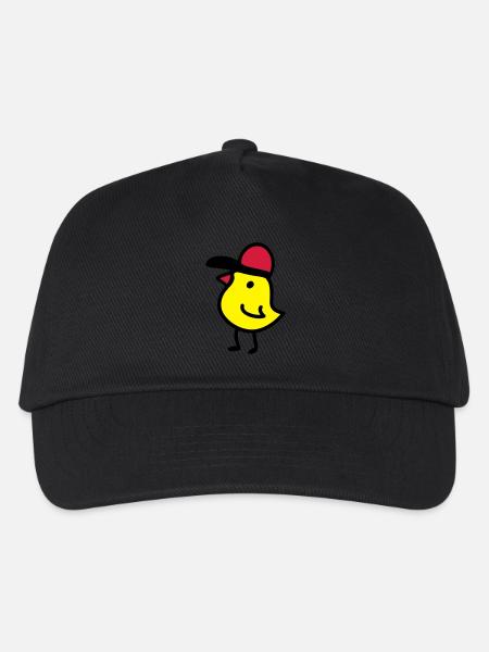 Küken Cappy 3 - Kinder Basecap - Schwarz