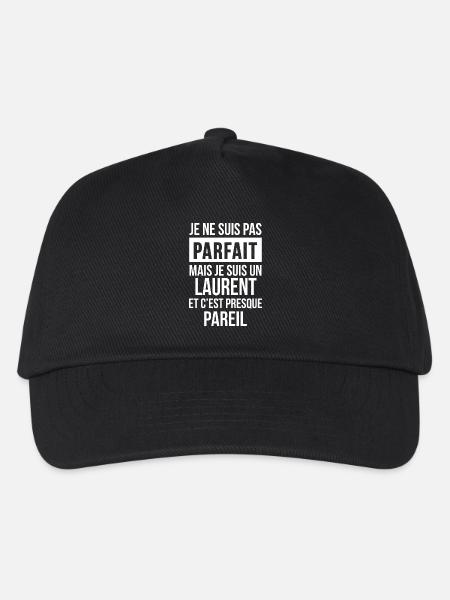 Nom de Famille - LAURENT - Casquette de baseball Enfant - noir