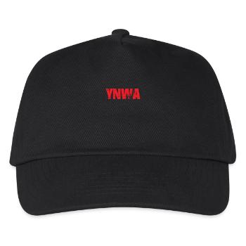 ynwa in red - Kids’ Baseball Cap - black - Front