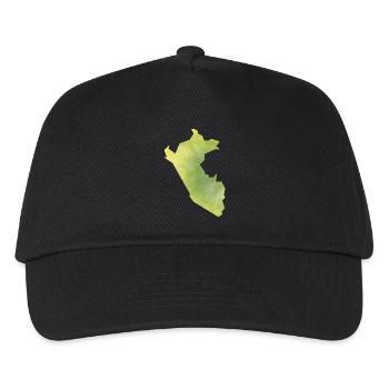 Peru - Kinder Basecap - Schwarz - Vorne