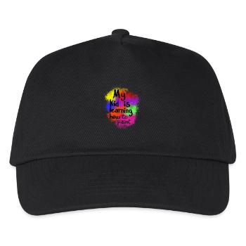 paint - Kinder Basecap - Schwarz - Vorne