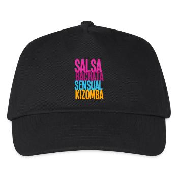 SALSA BACHATA SENSUAL KIZOMBA - Dance Shirts - Kids’ Baseball Cap - black - Front