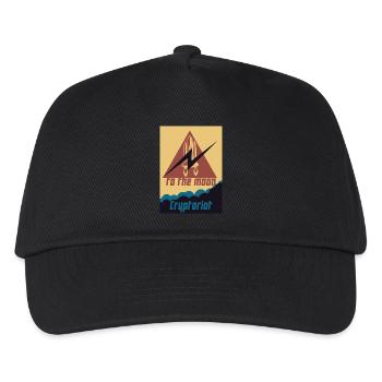 Cryptoriot - Kids’ Baseball Cap - black - Front
