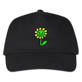 böse Blume - 3 - Kinder Basecap - Schwarz - Vorne