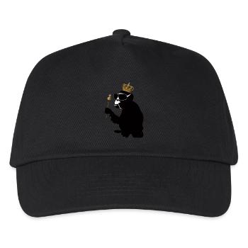 monkey hero - Kids’ Baseball Cap - black - Front