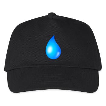 drops - Kids’ Baseball Cap - black - Front